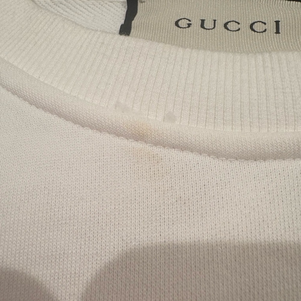 Gucci Cream Graphic Women’s Crewneck Sweatshirt - Picture 7 of 7